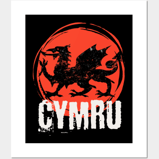 Cymru Welsh Dragon Posters and Art